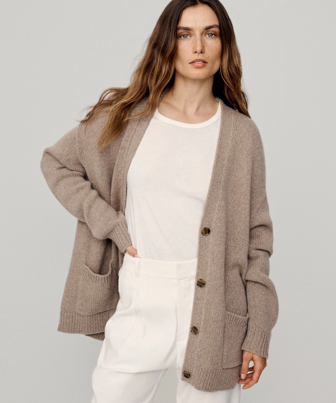 OekoTex Certified Cashmere Spencer Cardigan
