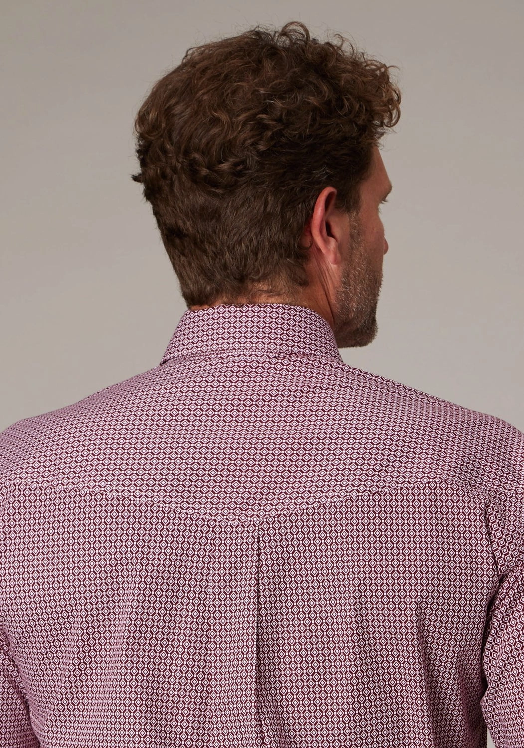 Roper Mens 2025 Stretch Neat Red Cotton Blend Btn S/S Shirt Essential Wardrobe Camouflage Print