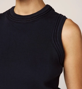 Jade Top | Midnight Blue AntiPilling HiddenPocket
