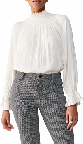 Hypoallergenic Inner Layer Sanctuary Better Still Smocked Blouse