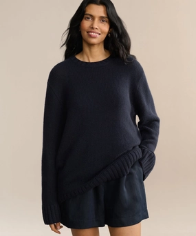 Cashmere Amelia Crewneck No Stress Hypoallergenic Fibers