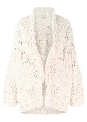 Buttery Soft Feel Autumn Cashmere Southwest Fringe Shawl