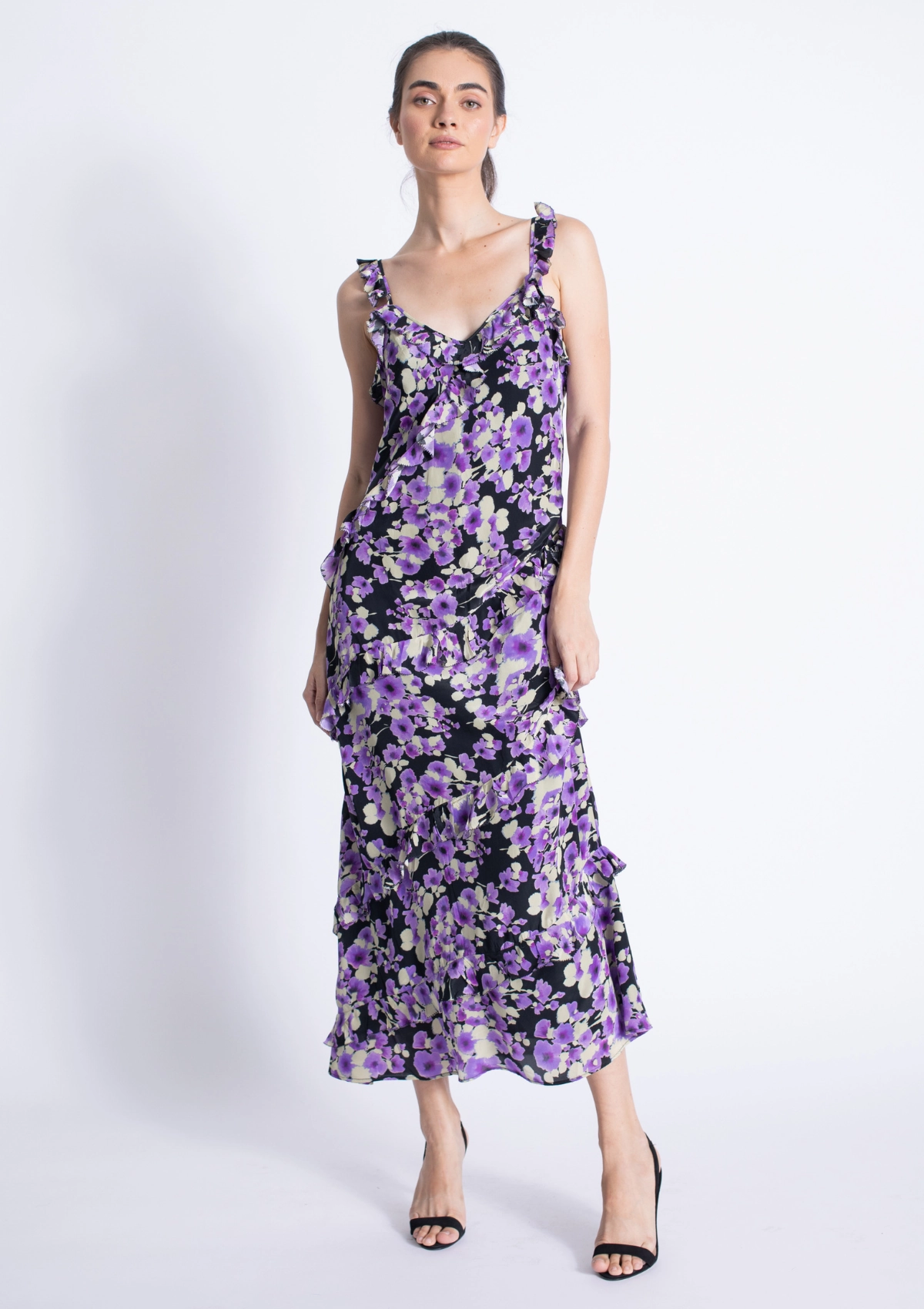 Calm Mood Montecarlo Print Maxi Dress