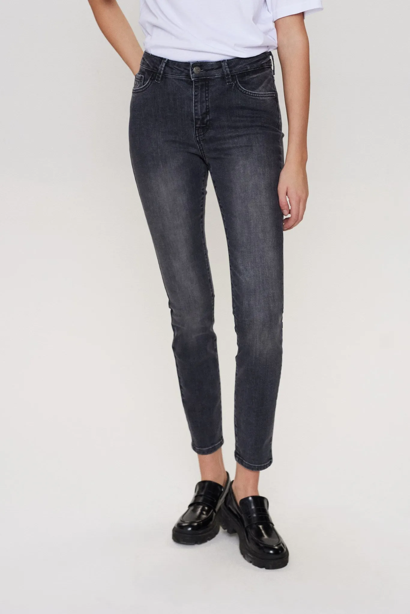 NUSIDNEY GREY - Medium Grey mel Regular Style Total Comfort