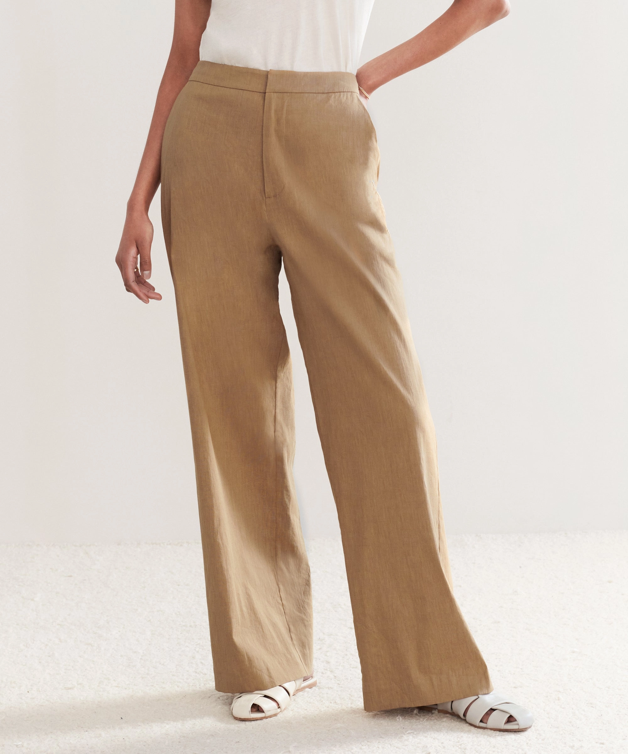 Linen Keaton Pant PolyesterBlend