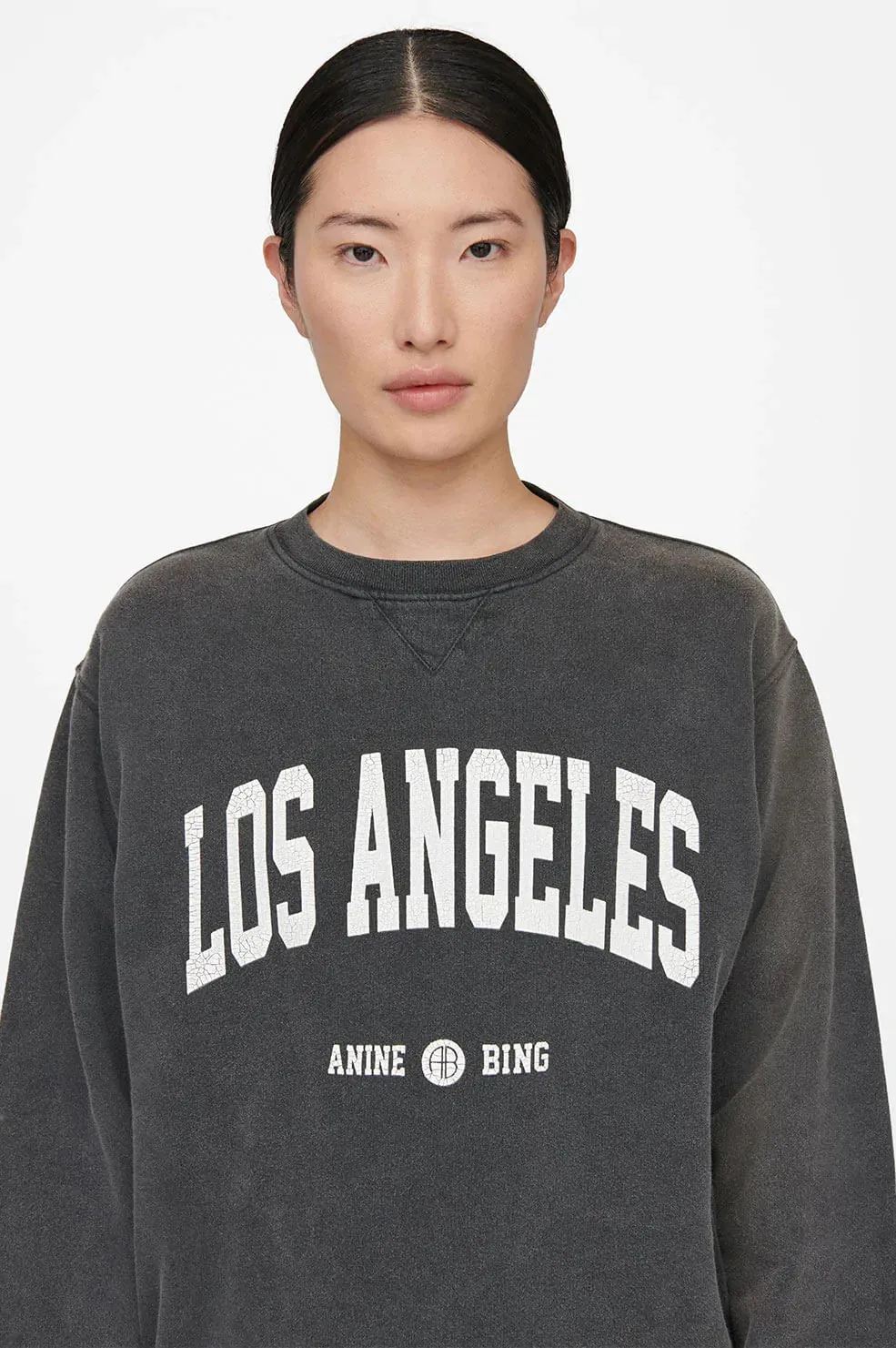 Anine Bing RAMONA SWEATSHIRT LOS ANGELES Sweat Absorbing Lining
