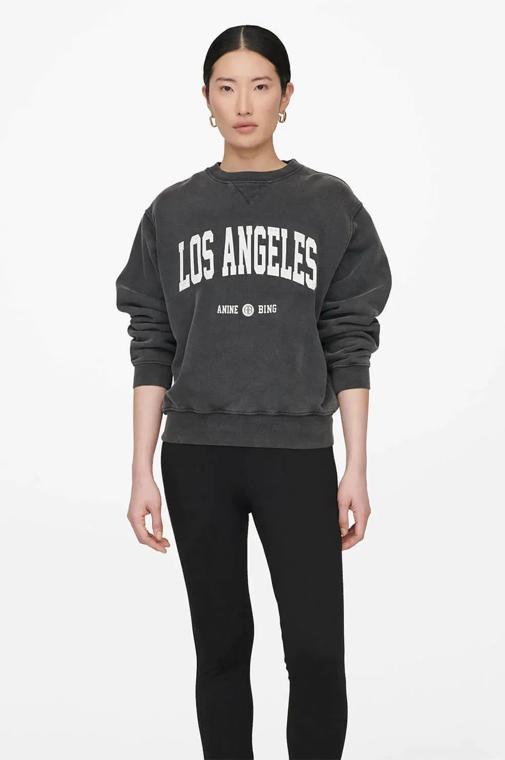 VNeckline Buttery Soft Handfeel Anine Bing RAMONA SWEATSHIRT LOS ANGELES