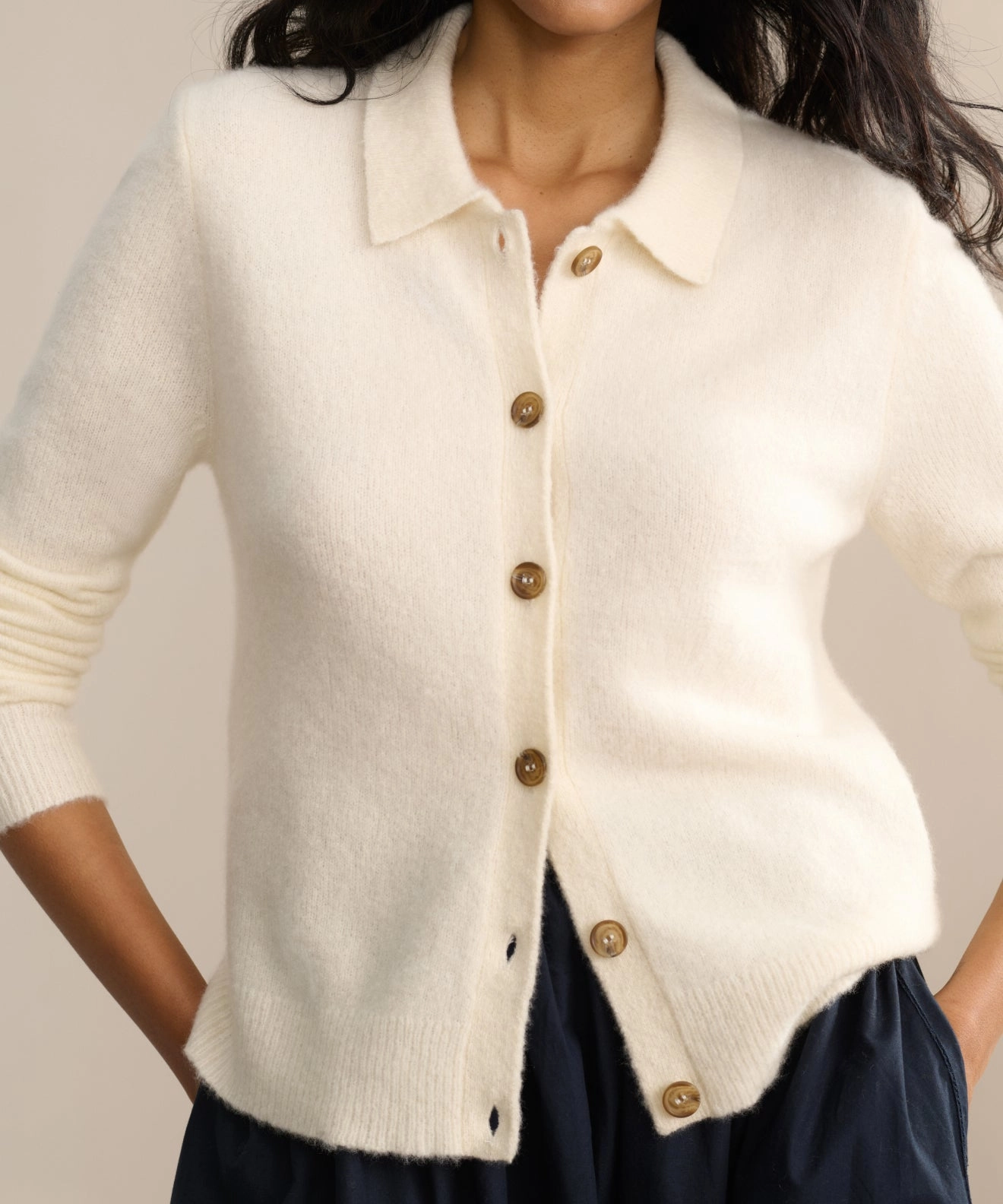 Stretchable Waistband Murphy Cardigan