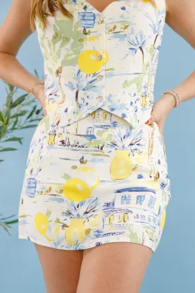 Back pockets My Summer In Capri Skort