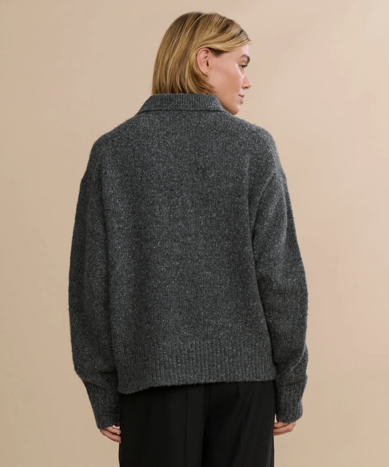 Cashmere Burke Polo Biodegradable Fiber Construction