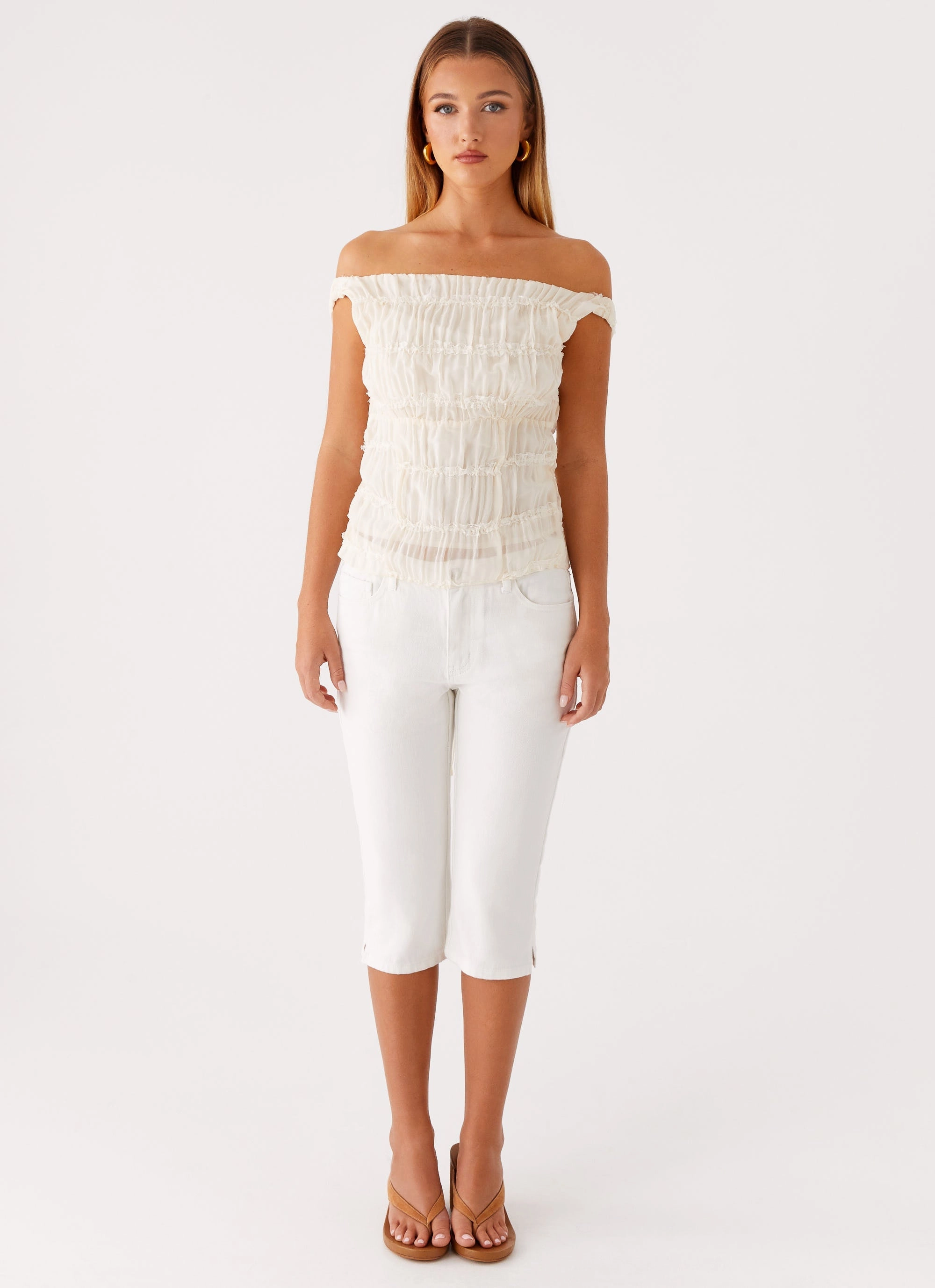 Nebula Top - Ivory Versatile Layering