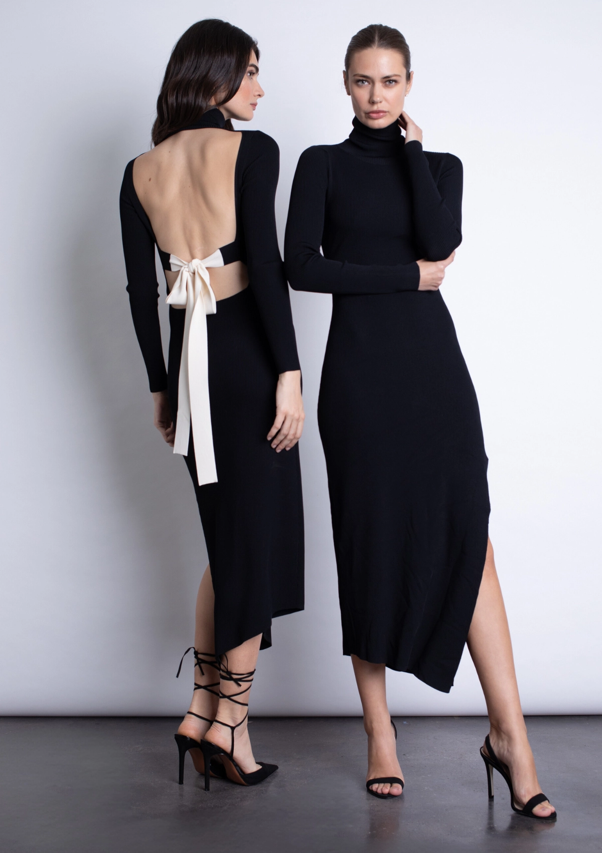 Linen Soft Office Wear Nicole Midi Knit Dress