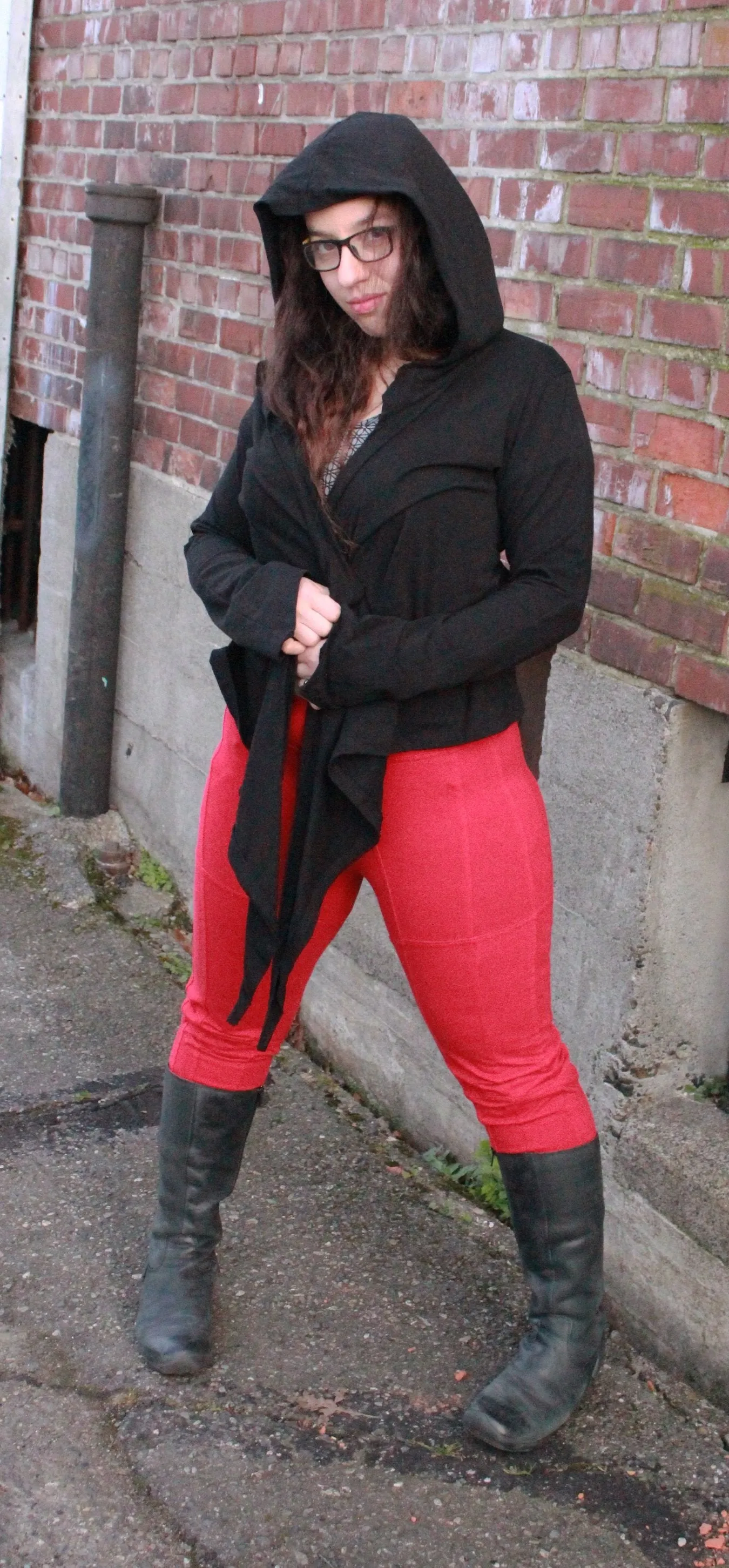 Functional Pockets Style Teflon Coated Nisse Lycra Shrug