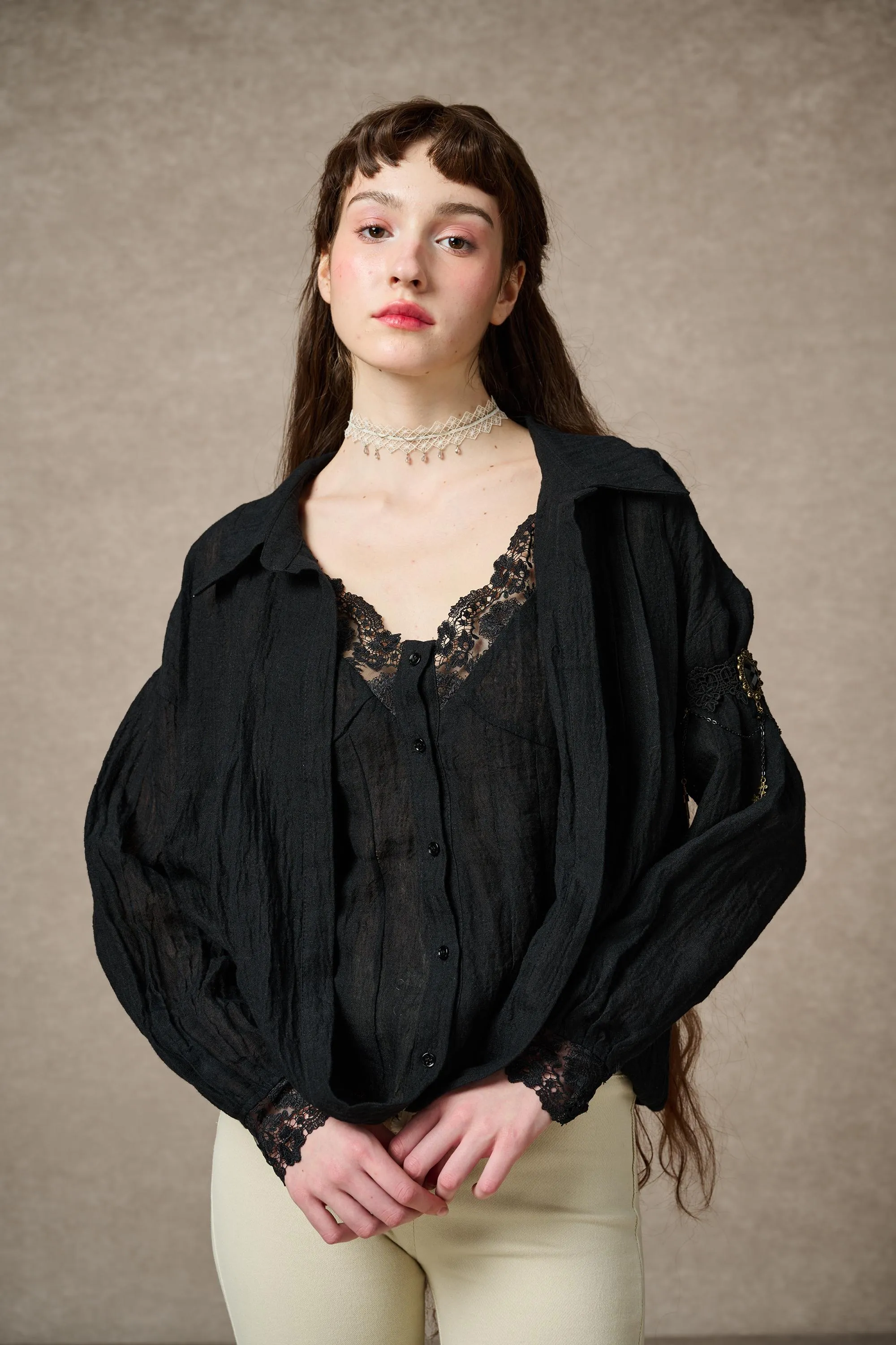 Tiffany 16 |Linen Layers Shirt Weatherproof Barrier Spring Layer