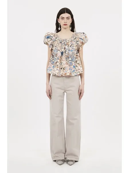 Adjustable Collar System UV Protection Ulla Johnson Cora Top