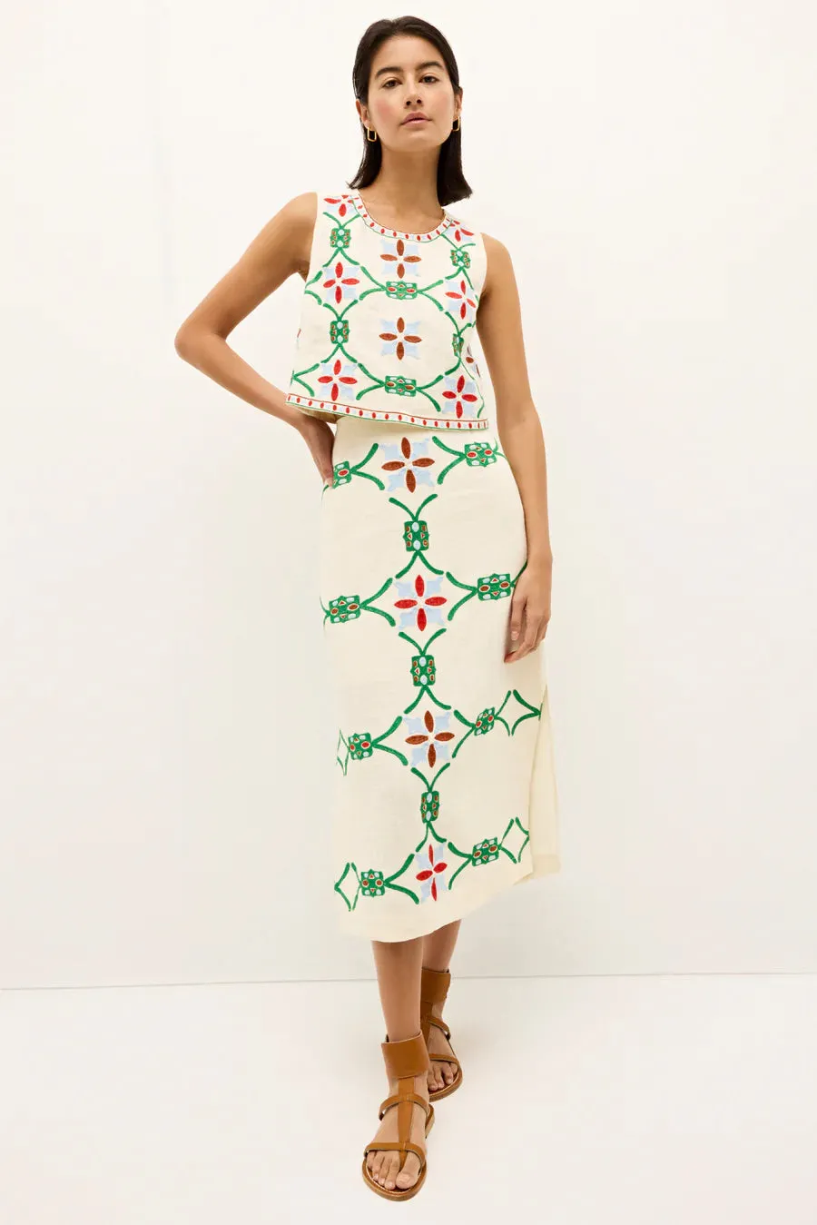 Marie Oliver Davis Top Trellis Resilient Elasticity Fun Design