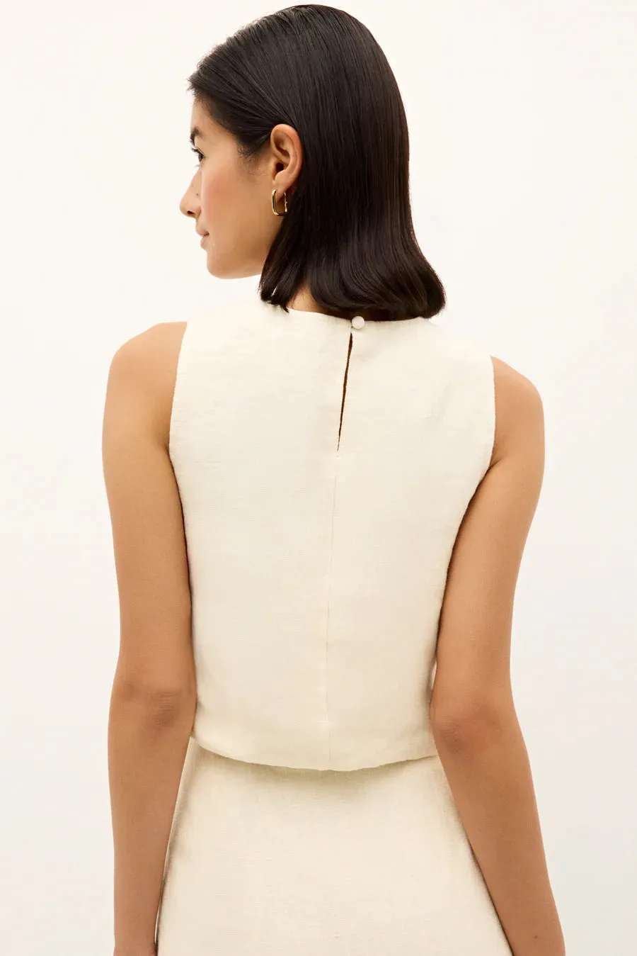 Marie Oliver Davis Top Trellis Four Way Stretch Material