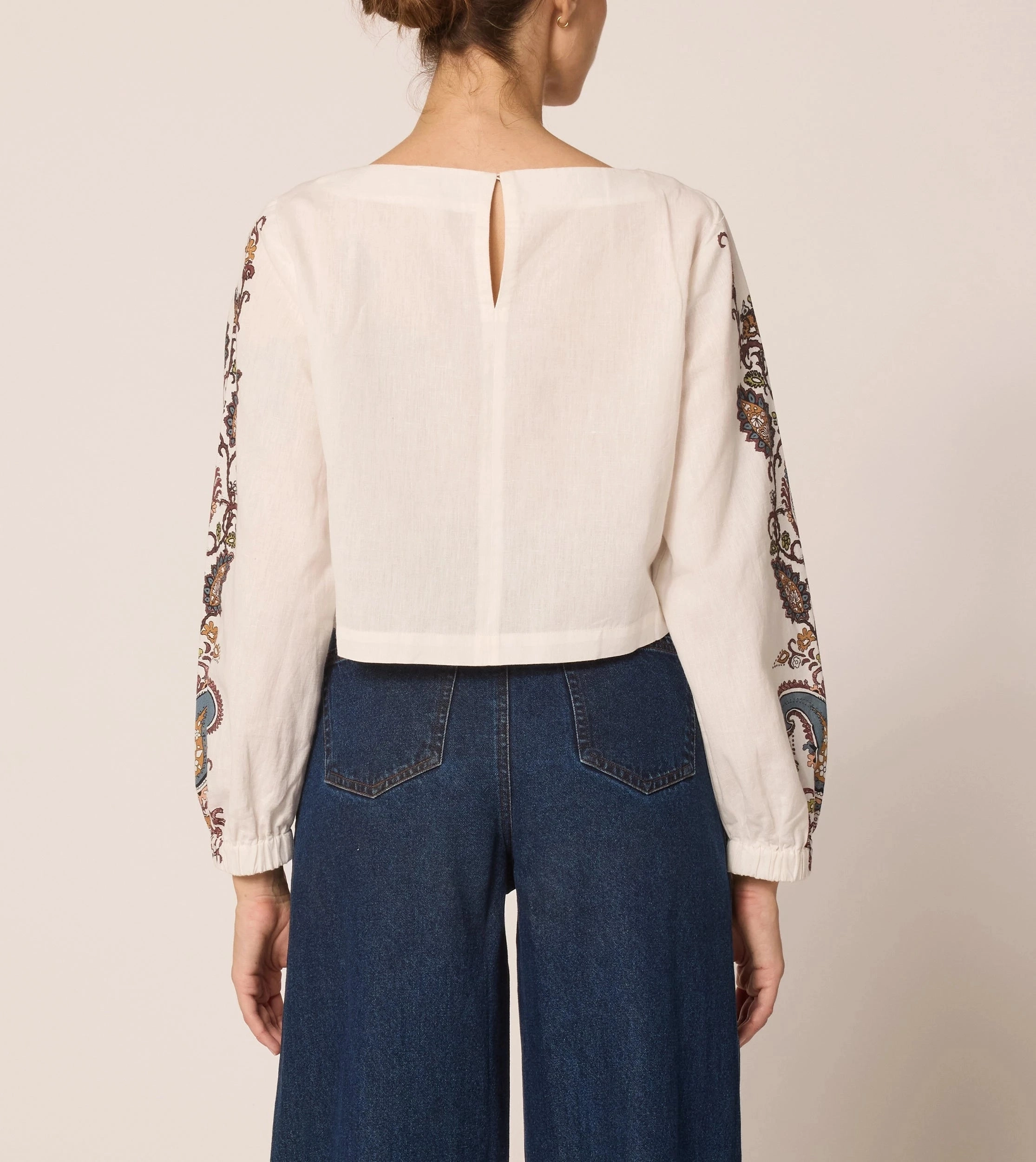 Georgia Blouse | Veneto Paisley Thermal Insulation Core