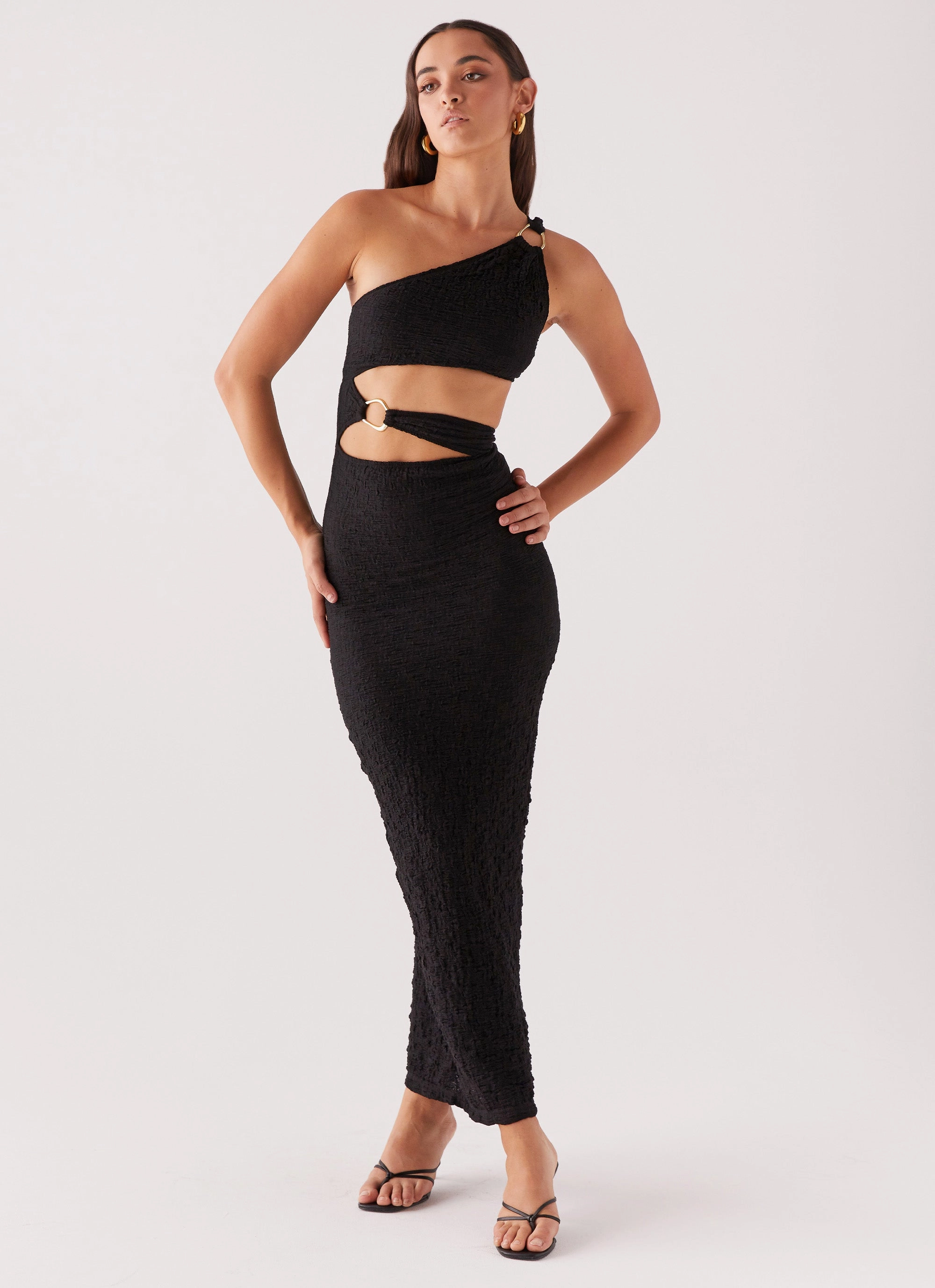 North Haven Maxi Dress - Black Soft Shape Classic structured dress
