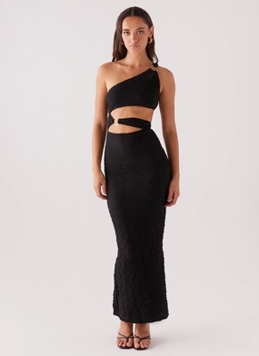 Playful and flirty dress North Haven Maxi Dress - Black