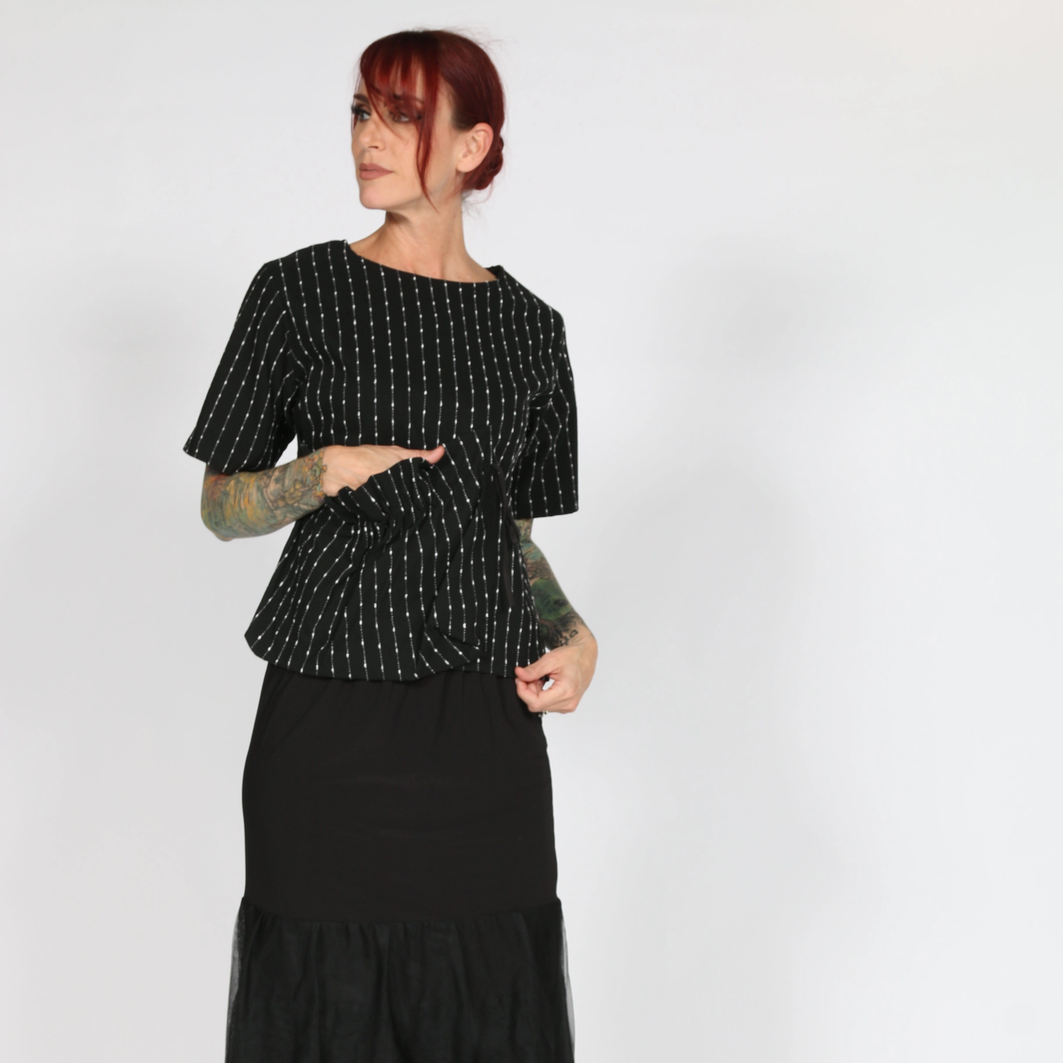 NOTL top Reflective Safety Accents Printed T-shirt