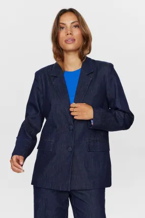 Travel Commuter Layer NUALETTA BLAZER  - Dark Blue Denim