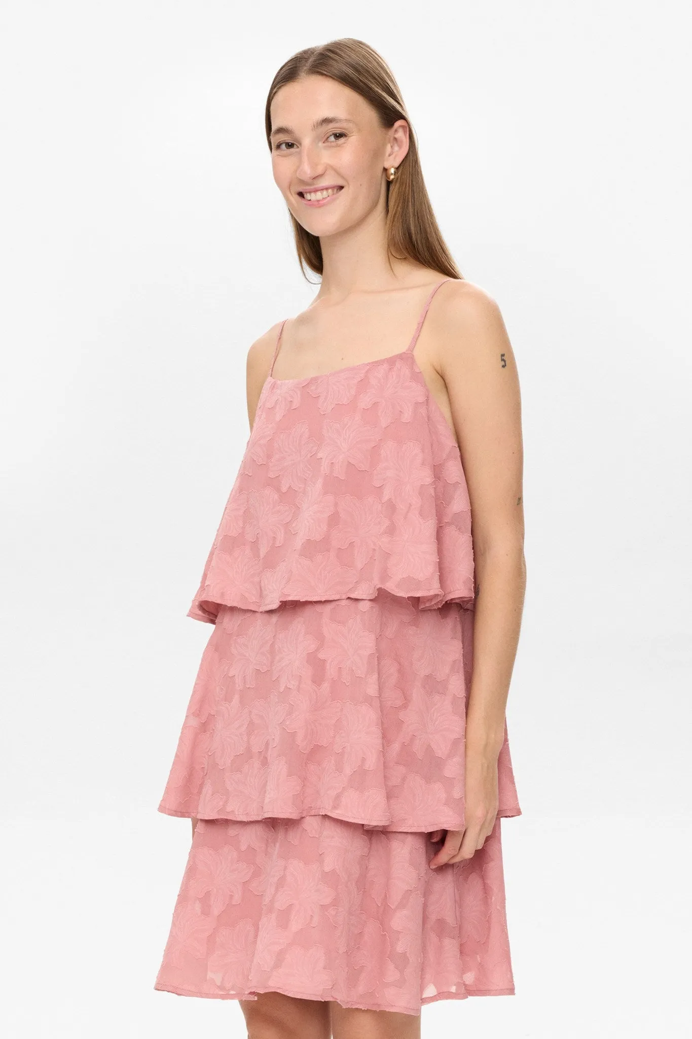 Stylish Feel Holiday Wear NUALISA DRESS - Heather Rose