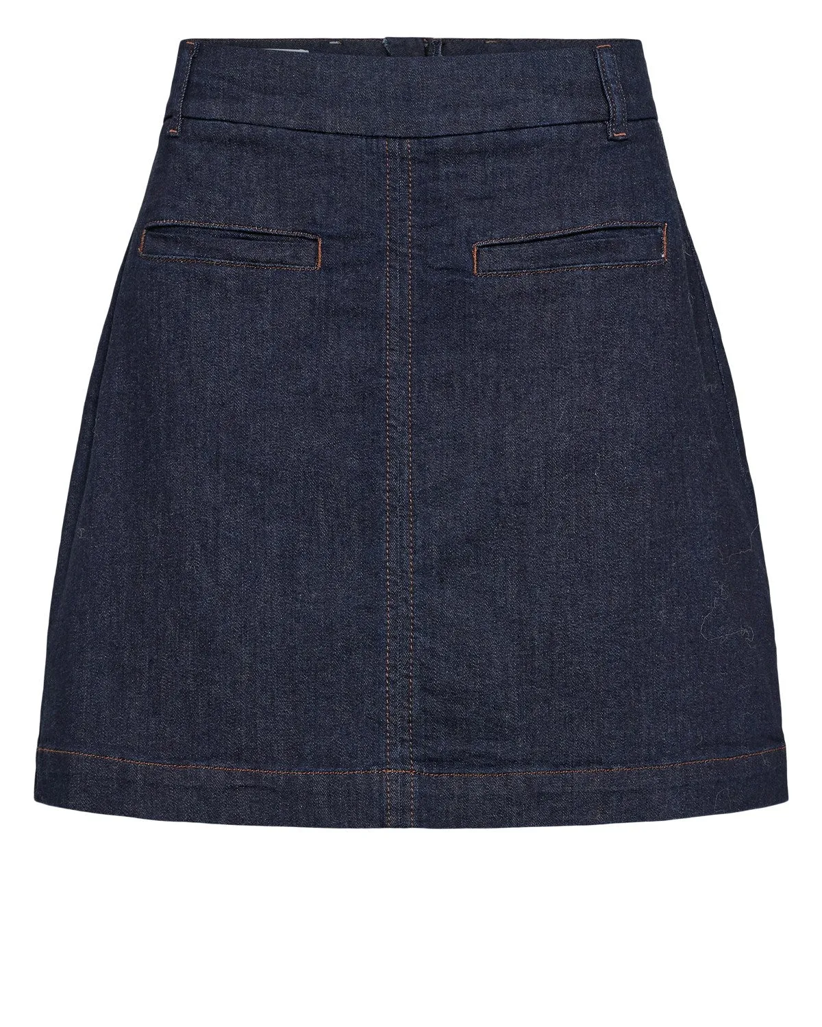 Simple Comfort Wear NUAMBER MINI SKIRT - Dark Blue Denim