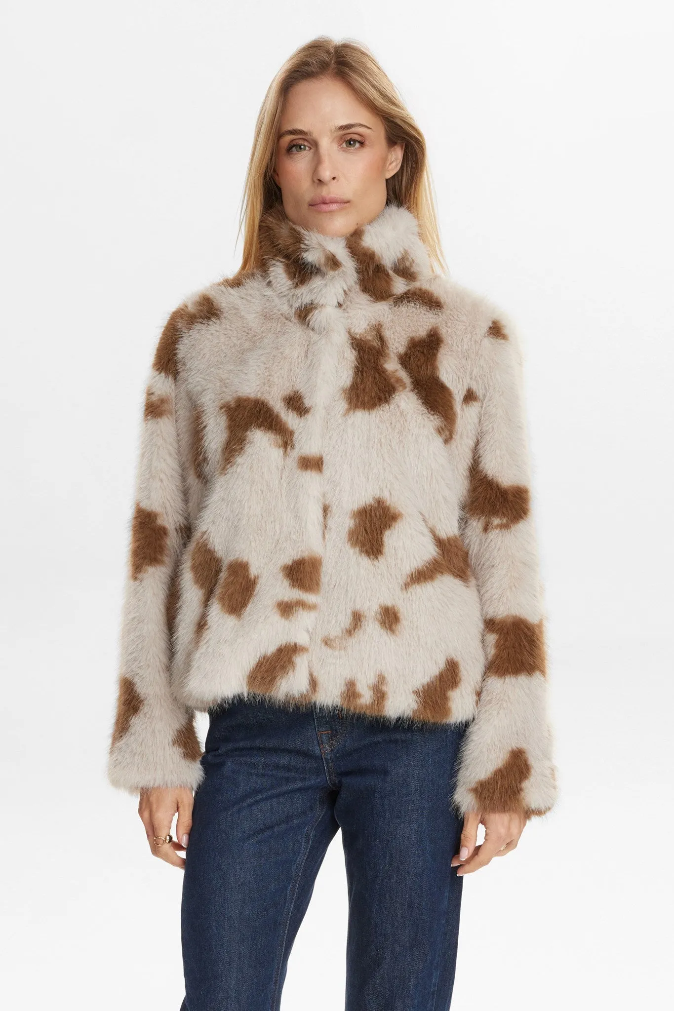 NUARIZONA JACKET - Black Coffee Elasticized Edging Stylish Outer Layer