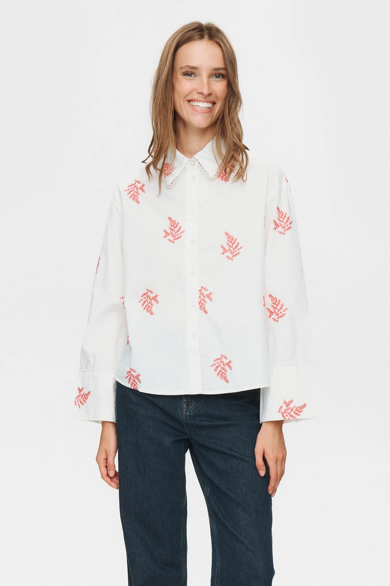 summer top NUBAILY SHIRT - Pink Lemonade