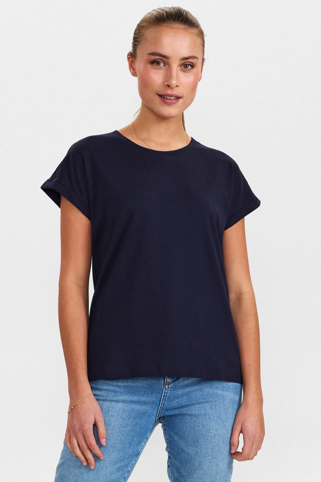 PlushLining NUBEVERLY T-SHIRT - GOTS - Dark Sapphire