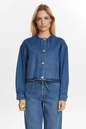 NUCUBA JACKET  - Classic Blue Denim Easy Comfort Flexible Fiber Fill