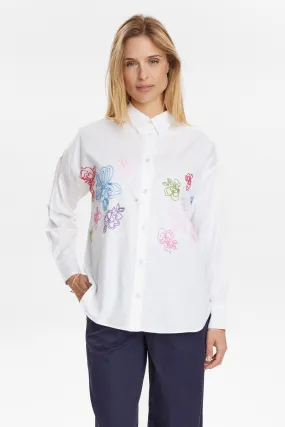 MultiDirectionalStretch LoopwheelFabric NUFAITH SHIRT  - Bright White