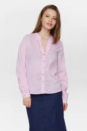 DualLayer Weave NUFARRAH SHIRT - Pink Lady