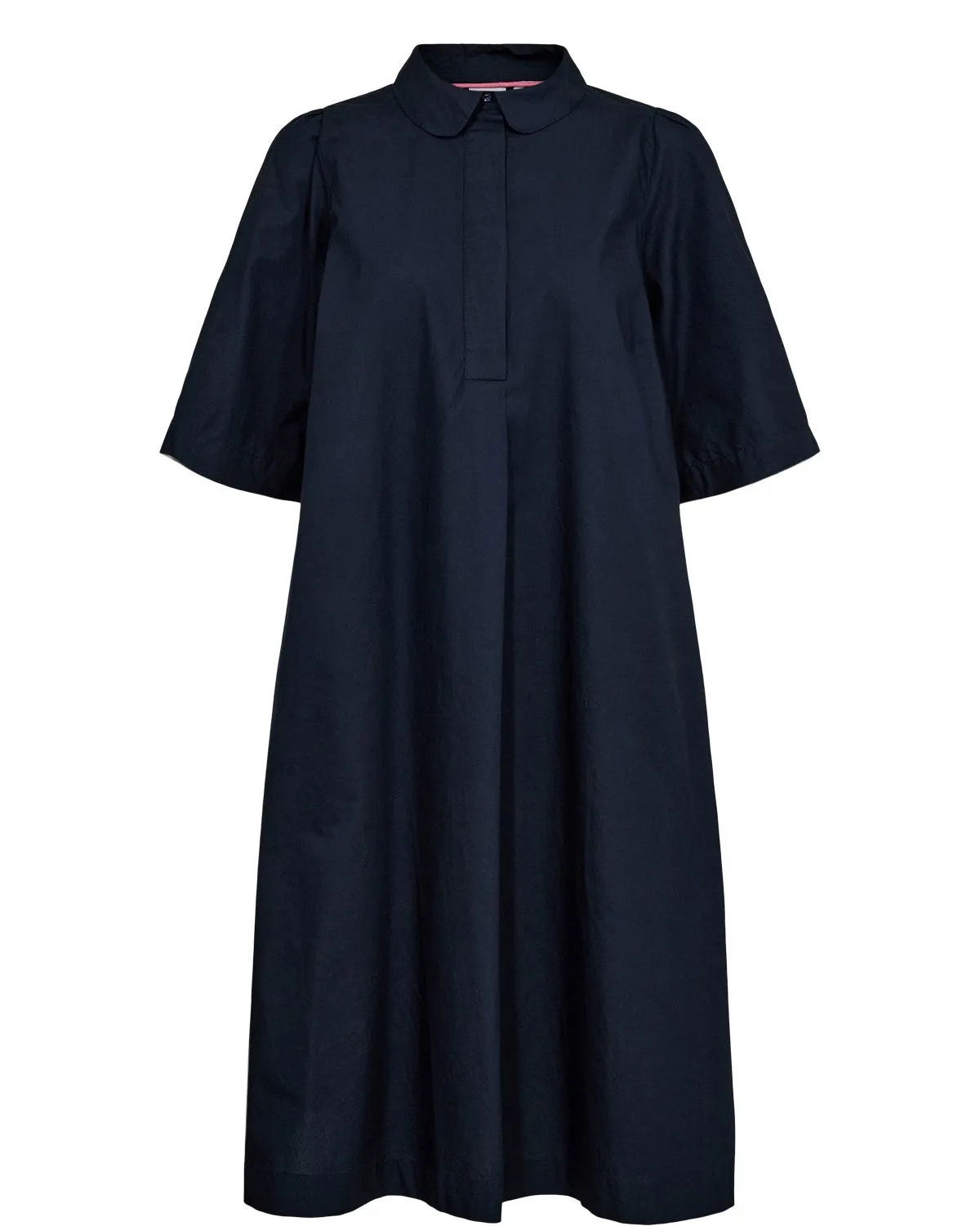 NUGIANA DRESS - Dark Sapphire High-waisted evening piece Comfortable shift dress