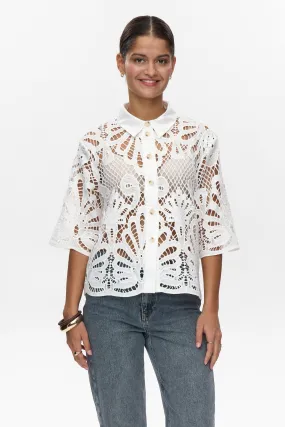 Modern Polo NUGOLDIE TOP - Cloud Dancer