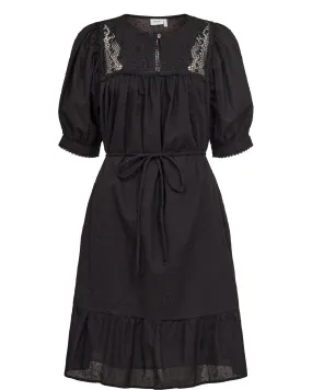 High-Low-Hem NUGRACE DRESS - Caviar