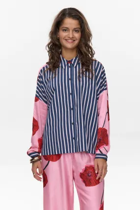 Light Deflection Fabric NUJOELLE SHIRT - Orchid Smoke