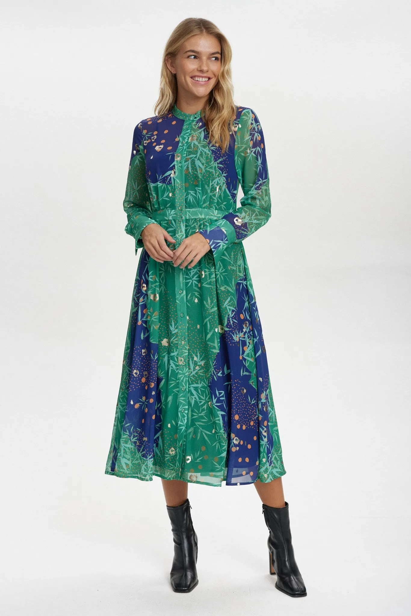 NUKYNDALL NEW DRESS - Pine Green Comfortable Layer