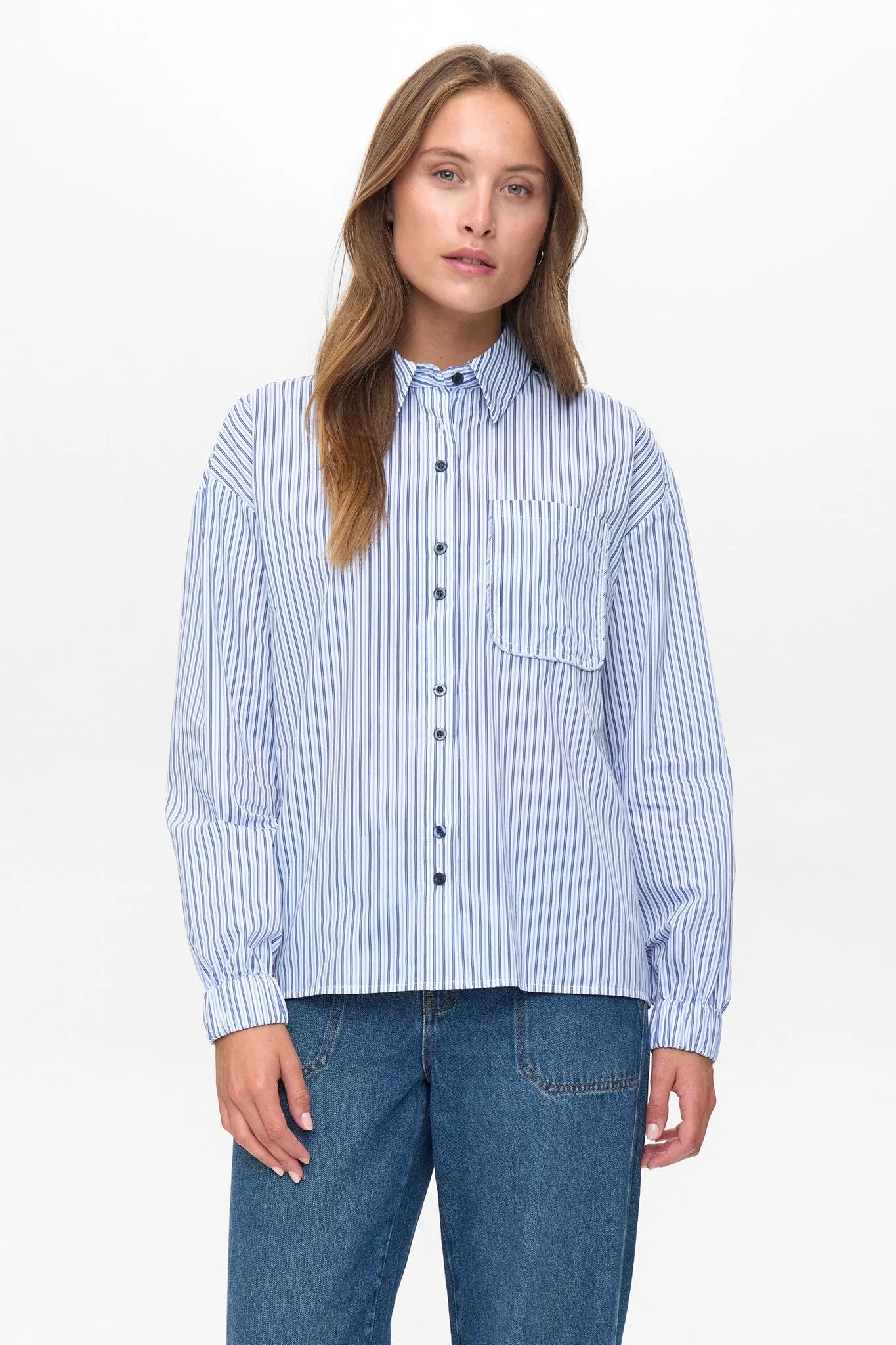 Non Restrictive Mobility NUMAJRA SHIRT - Dress Blues