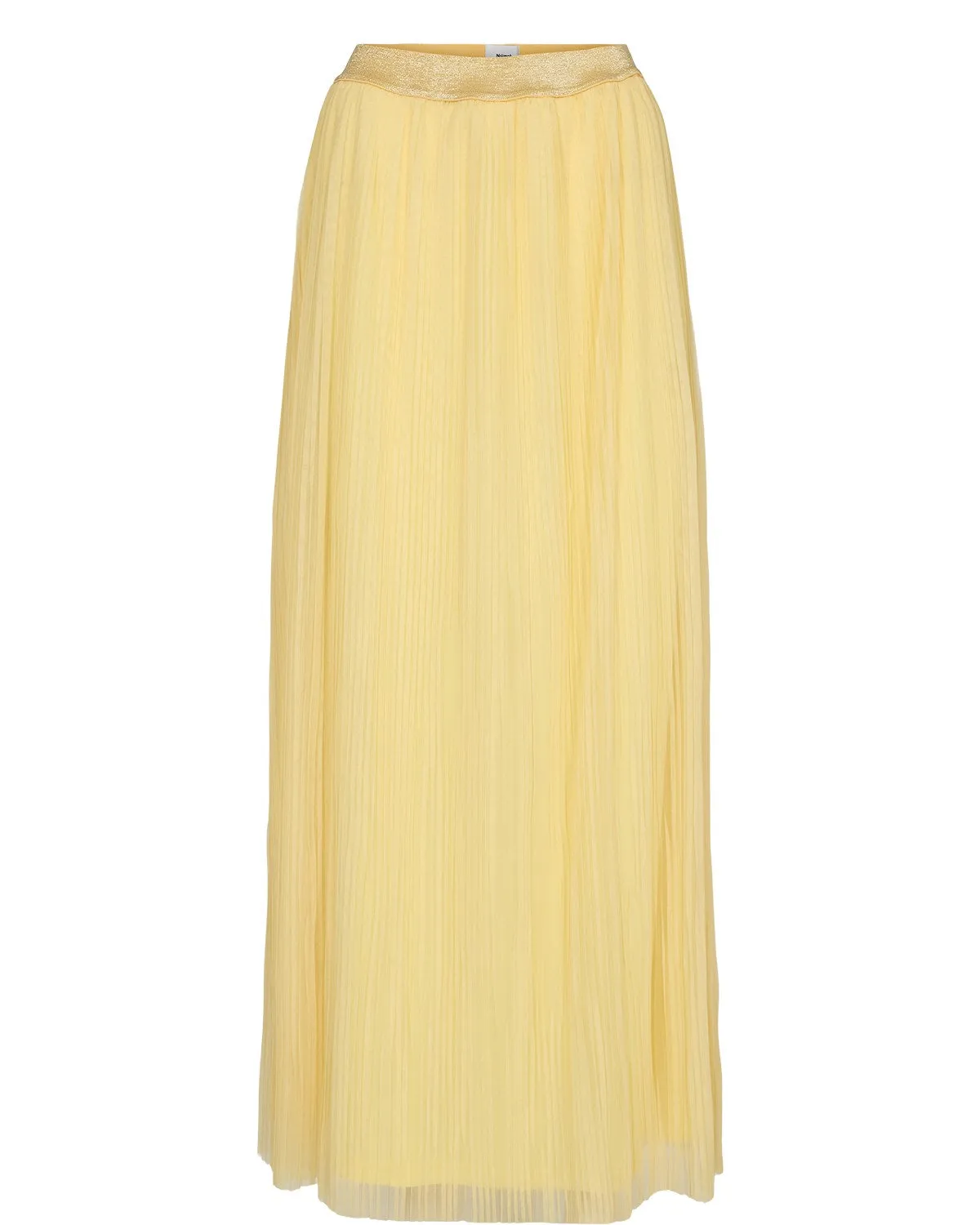 NUMEA LONG SKIRT - Golden Haze Minimal Waistband Lightweight Construction