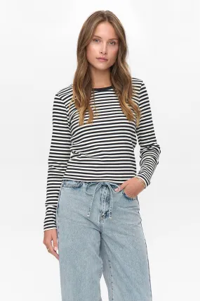 NUMELANY LS BLOUSE - Caviar Soft Blended Fabric ButtonFront