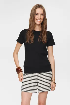 Breathable Tank NURILEY SS TEE - Caviar