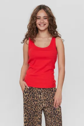 NURILEY TANK TOP - High Risk Red Seamless Design