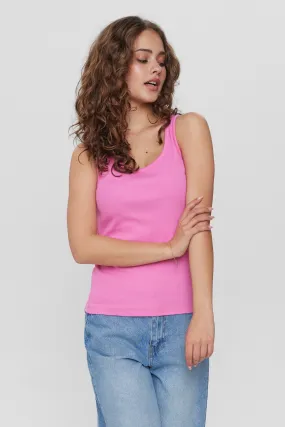 Comfy Cardigan NURILEY TANK TOP - Pink Cosmos