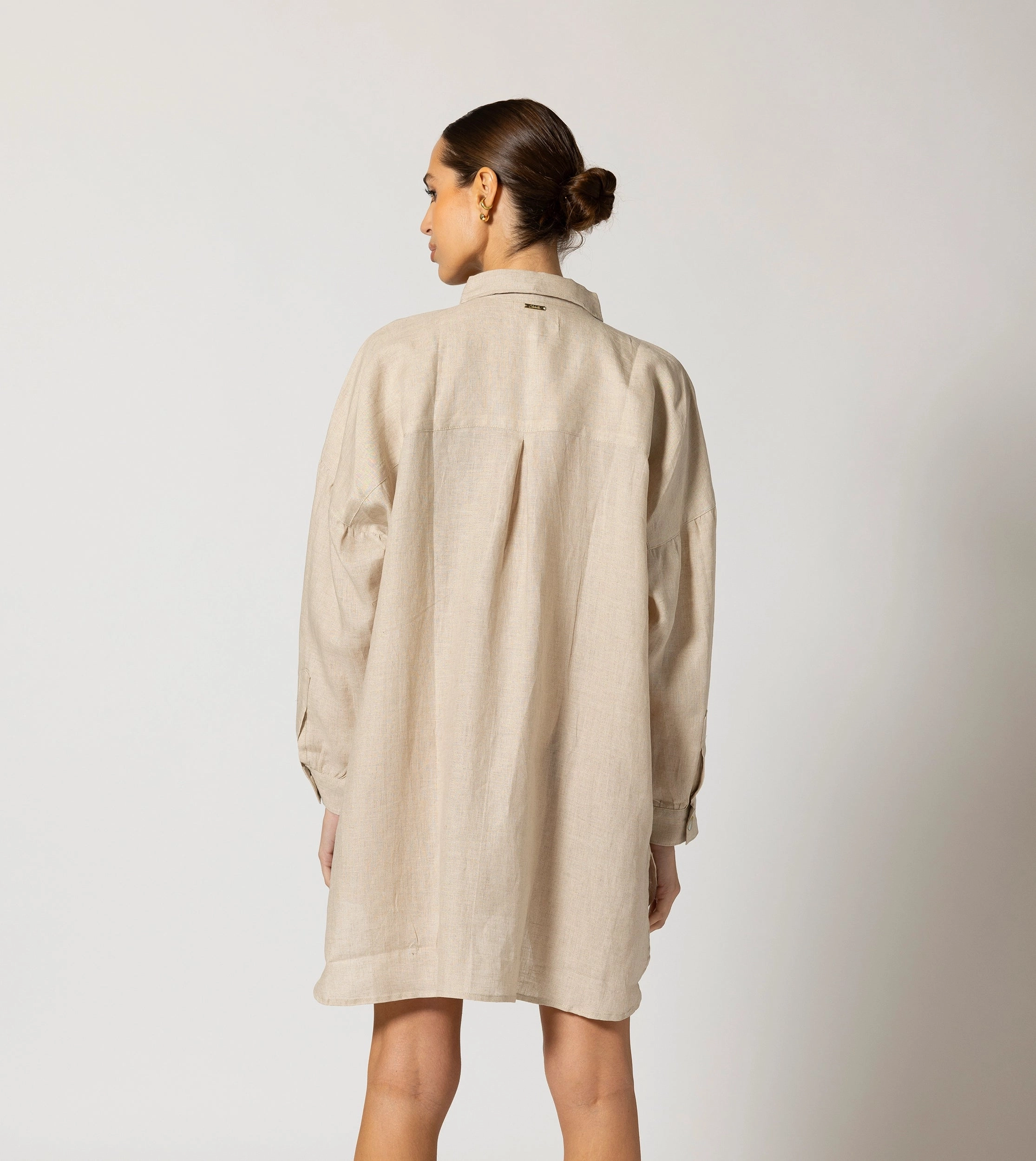 Wool Sweater Nusa Button Up | Oatmeal