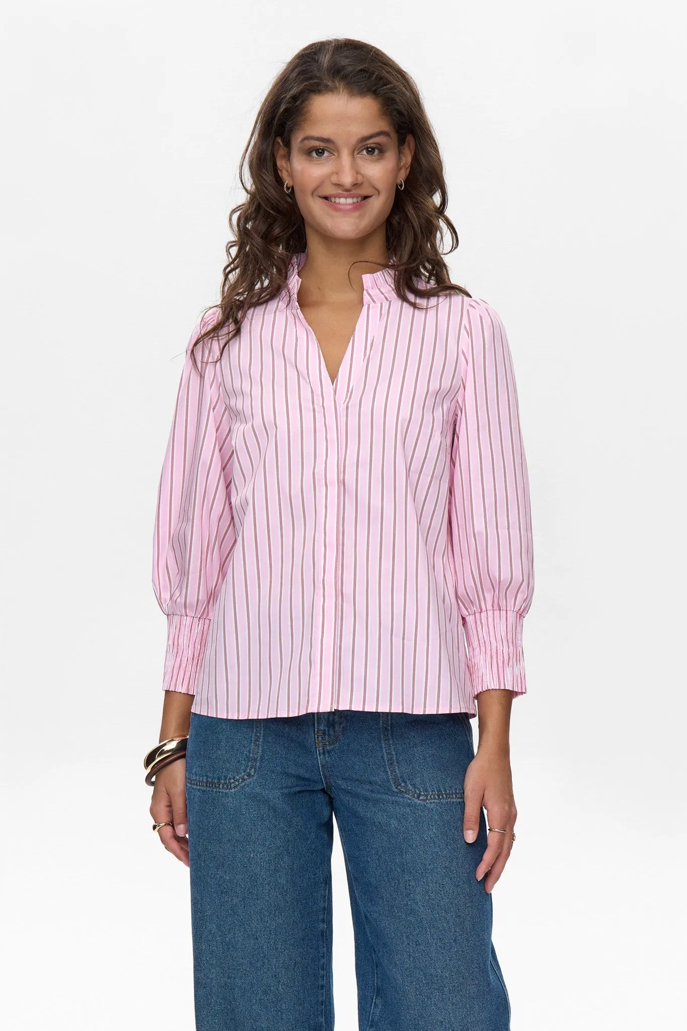 NUSAVAS SHIRT - Orchid Smoke WaterRepellent Finish