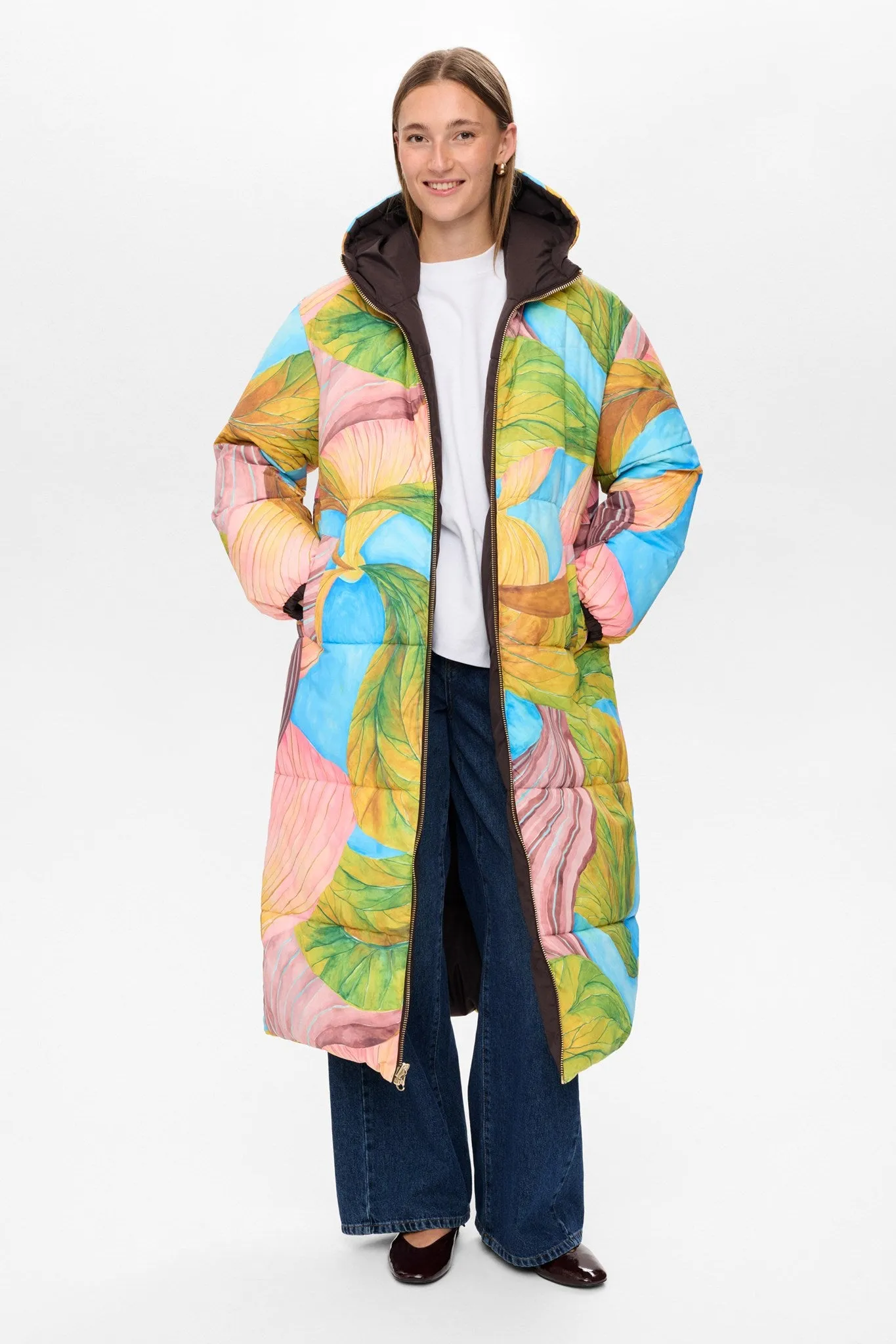 NUSOULA REVERSIBLE JACKET  - Black Coffee Comfort Focused Design Autumn Wear