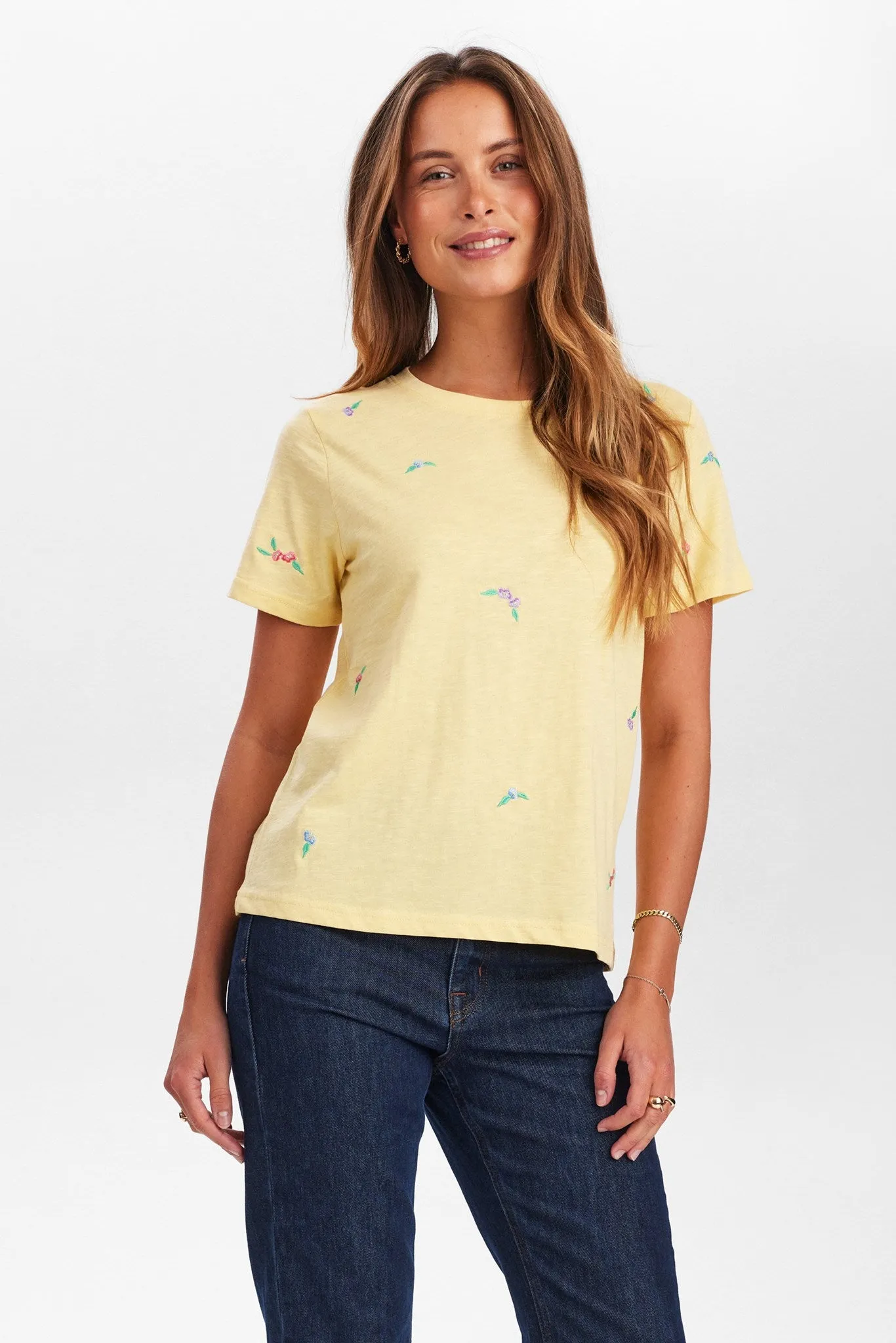 Cozy Fit TactileWeave NUSUIS T-SHIRT - GOTS - Golden Haze