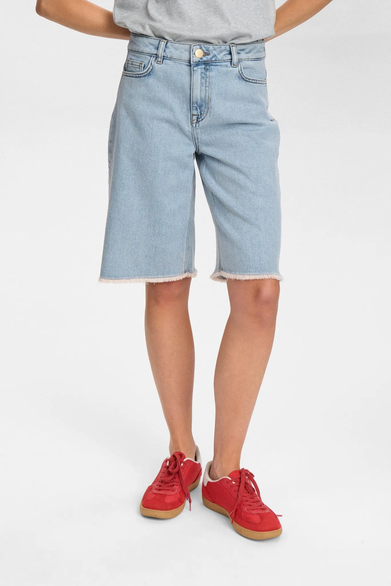 ErgonomicStitching NUTORONTO SHORTS - Light Blue Denim